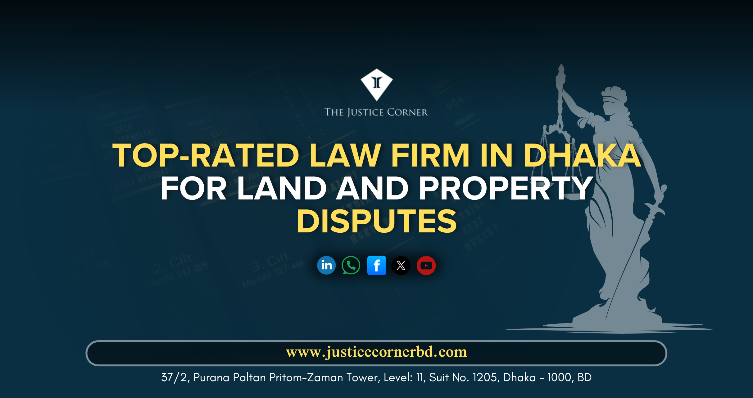 Top-rated law firm in Dhaka for land and property disputes
